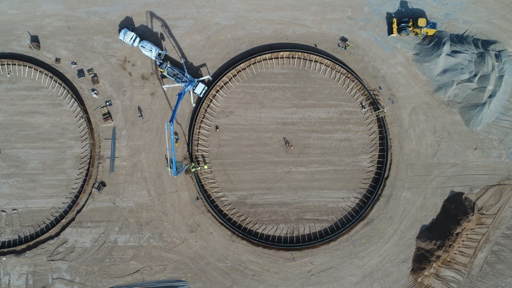 Tank Foundations and Ringwall Work