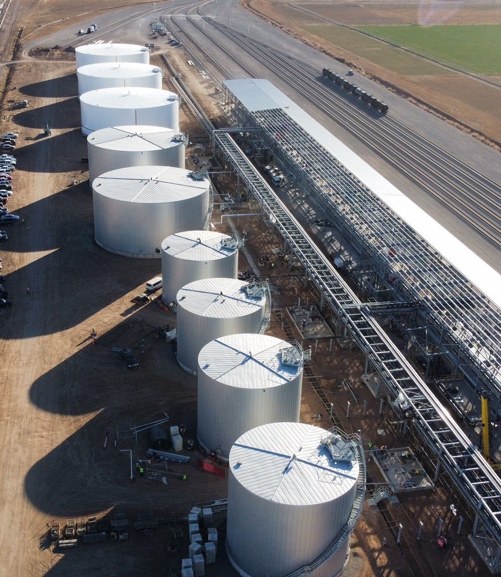 Tanks, Structural, Piping for Renewable Diesel