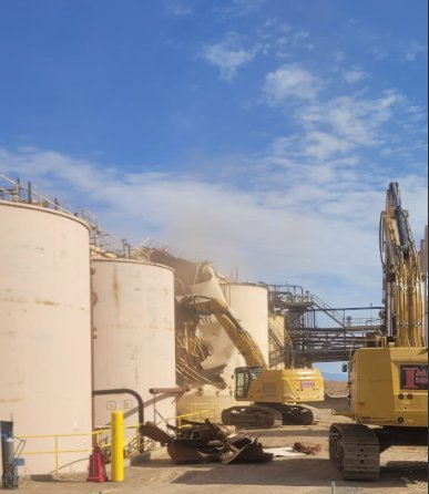 Mining & Aggregates — Tank fabrication and erection