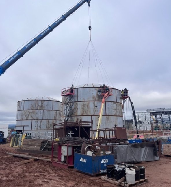 Oil, Gas & Chemical — Tank fabrication and erection